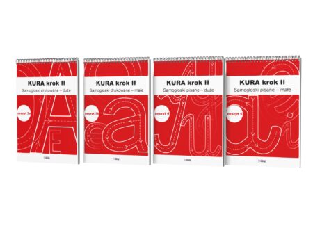 Nauka pisania, samogłoski „Kura krok 2”