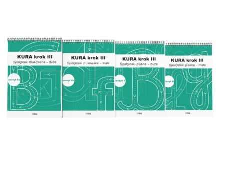 Nauka pisania, spółgłoski „Kura krok 3”