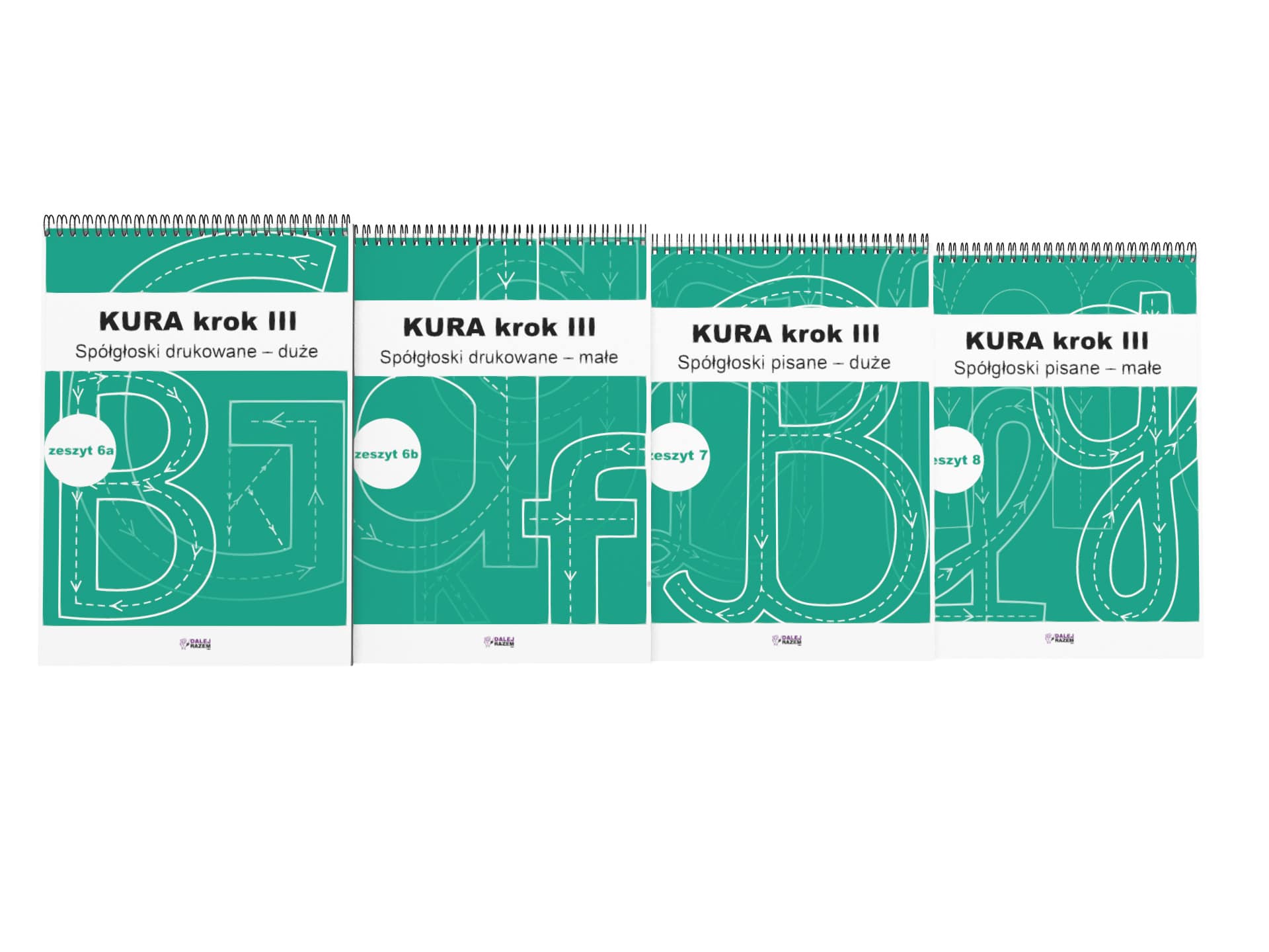 Nauka pisania, spółgłoski „Kura krok 3”