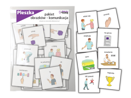 Obrazki do komunikacji z terapeutą „Pleszka”